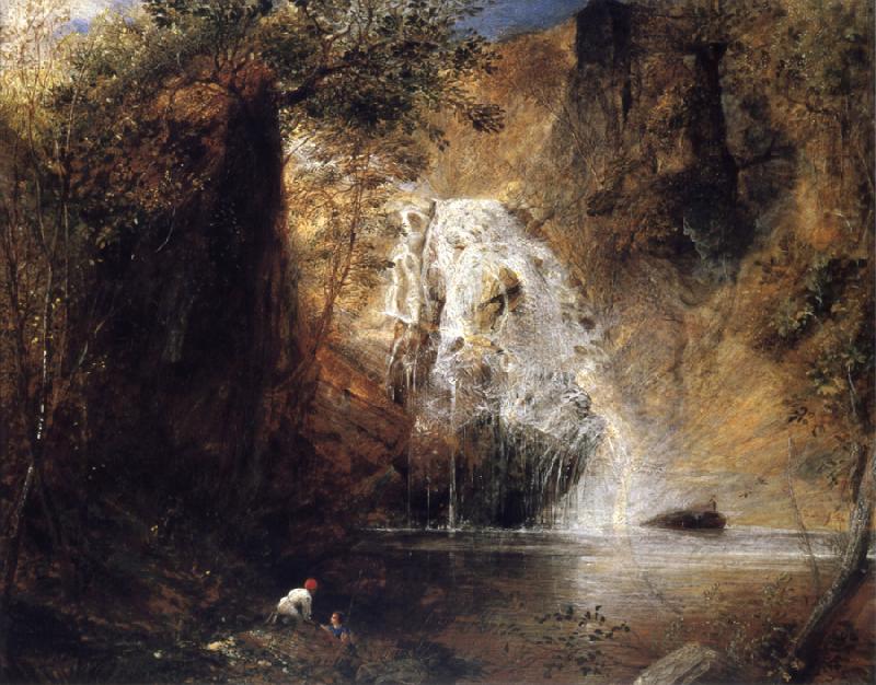 Samuel Palmer The Waterfalls,Pistil Mawddach oil painting image